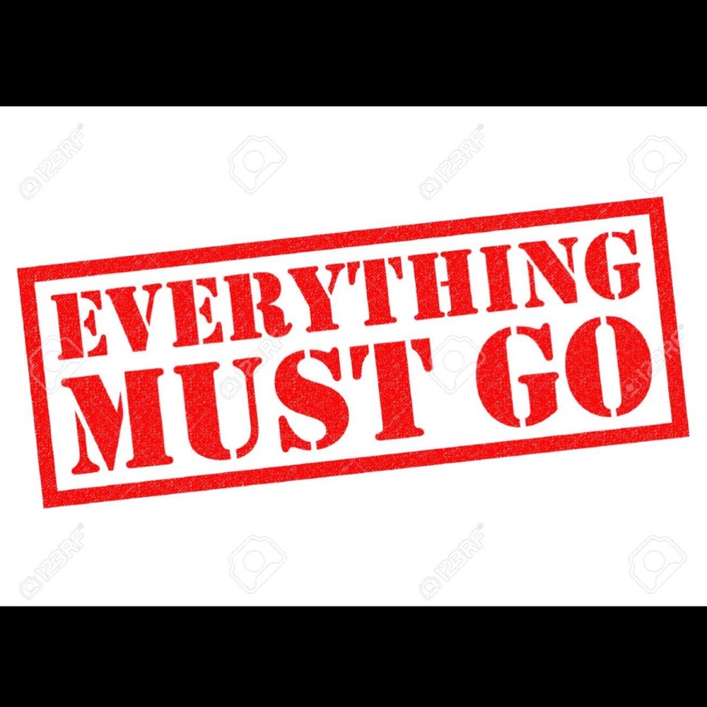 Clearing out this Closet everything must go!!